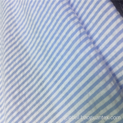 Pure Cotton Yarn Dyed Stripe Poplin Fabric